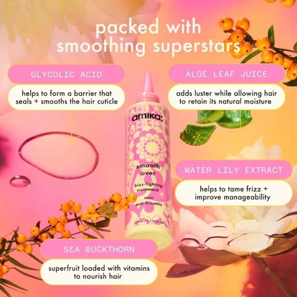 Amika Smooth Over Frizz Fighting Treatment | NEW | 6.7oz - Picture 5 of 16